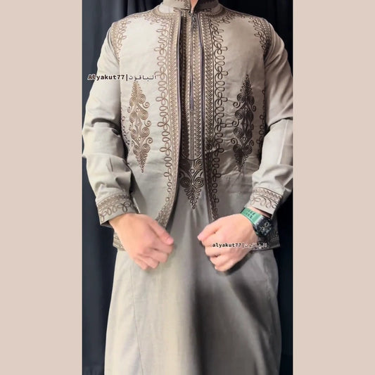 القميص البني الفاخر M1