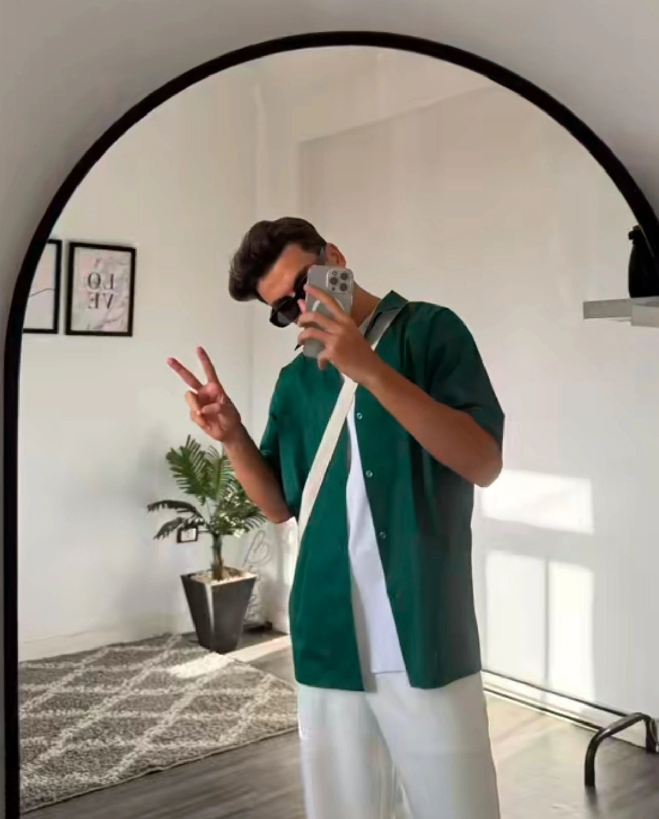 Ensemble Vert;Blanc S